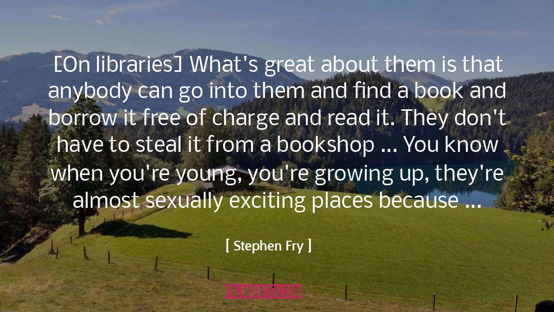 Bookshop quotes by Stephen Fry