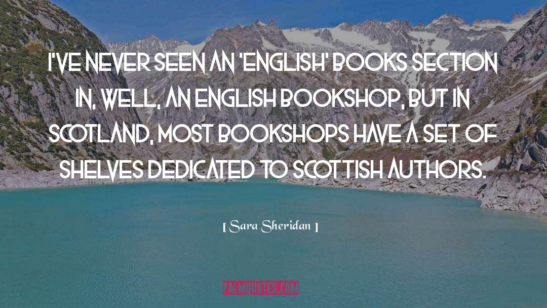 Bookshop quotes by Sara Sheridan
