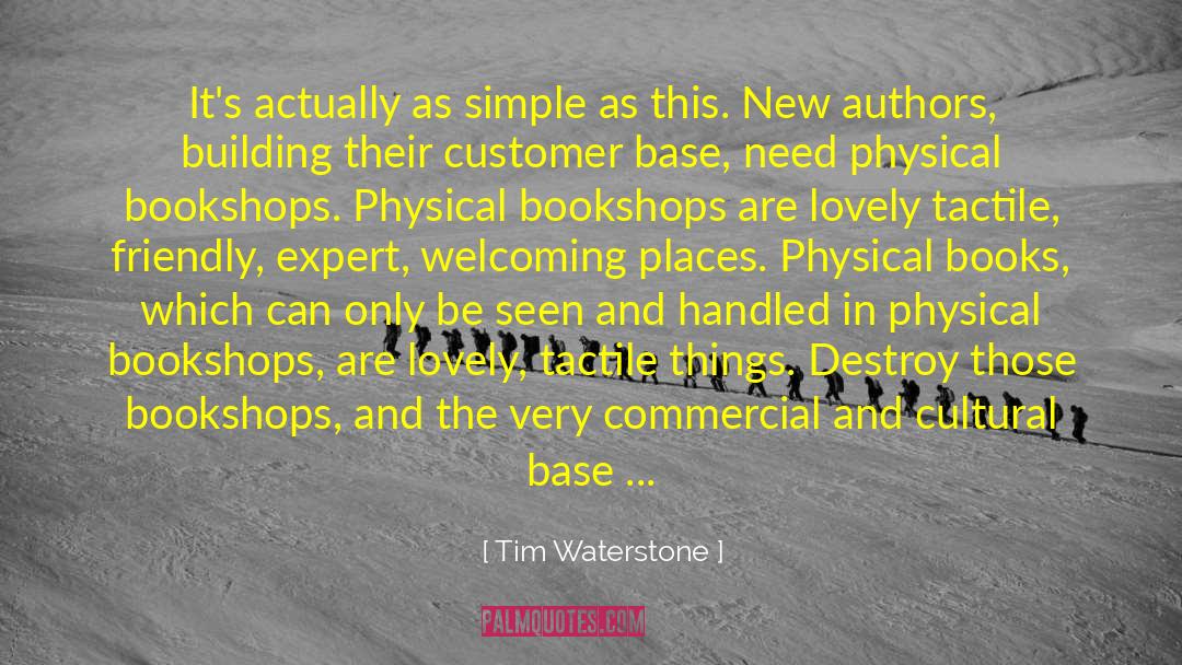 Bookshops quotes by Tim Waterstone