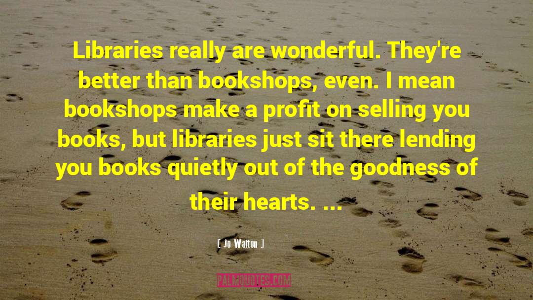 Bookshops quotes by Jo Walton