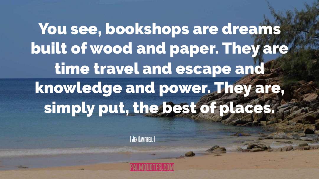 Bookshops quotes by Jen Campbell