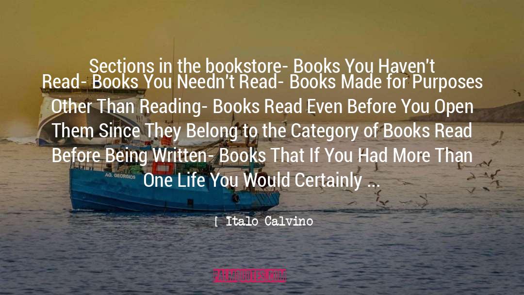 Bookstore quotes by Italo Calvino