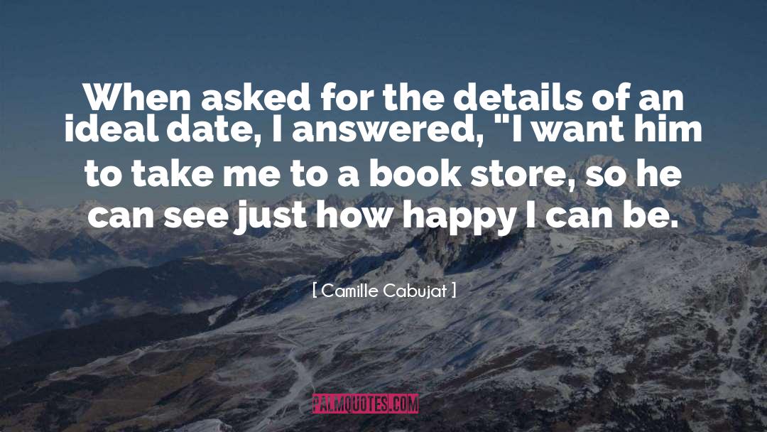 Bookstore quotes by Camille Cabujat