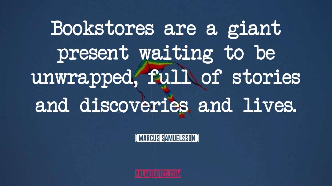 Bookstores quotes by Marcus Samuelsson