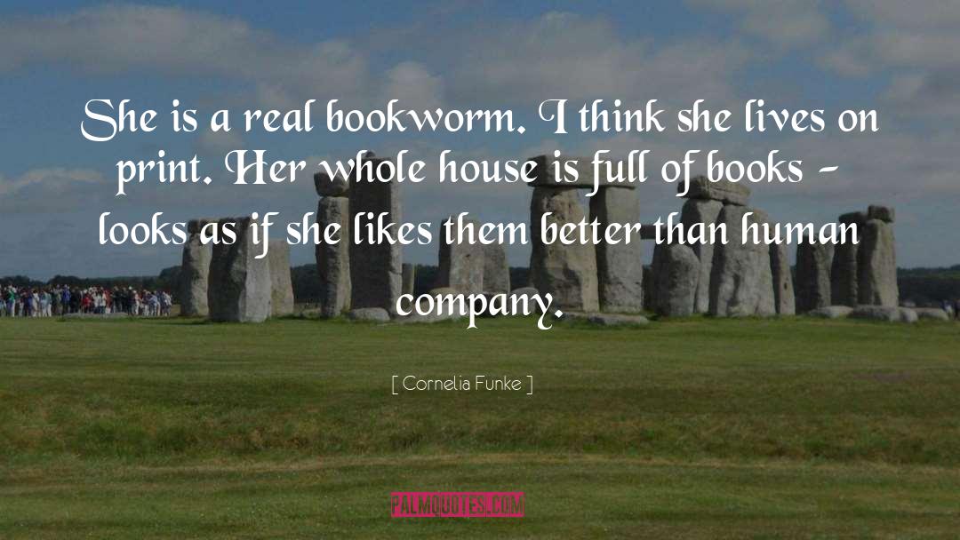 Bookworm quotes by Cornelia Funke