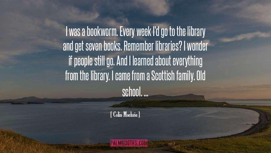 Bookworm quotes by Colin Mochrie