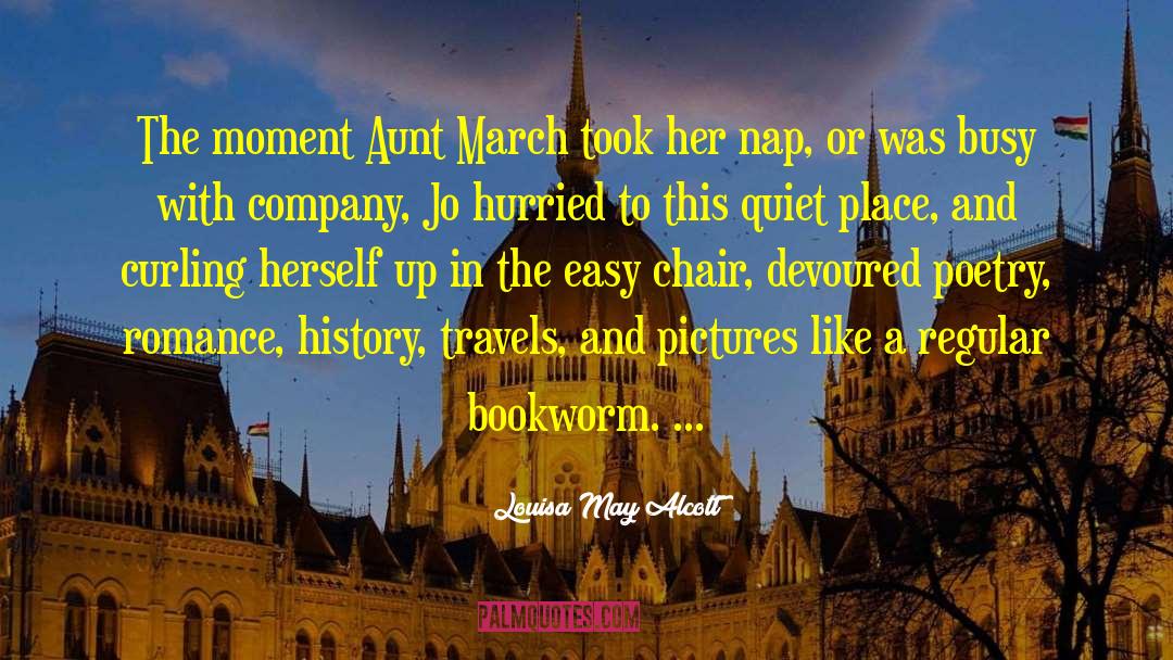 Bookworms quotes by Louisa May Alcott