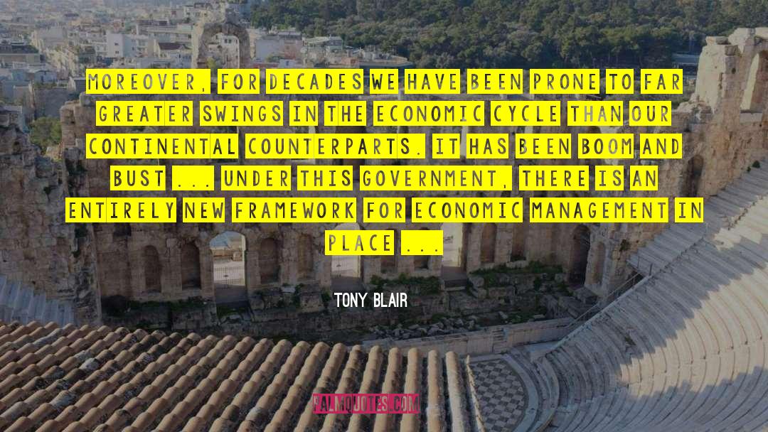 Boom And Bust quotes by Tony Blair