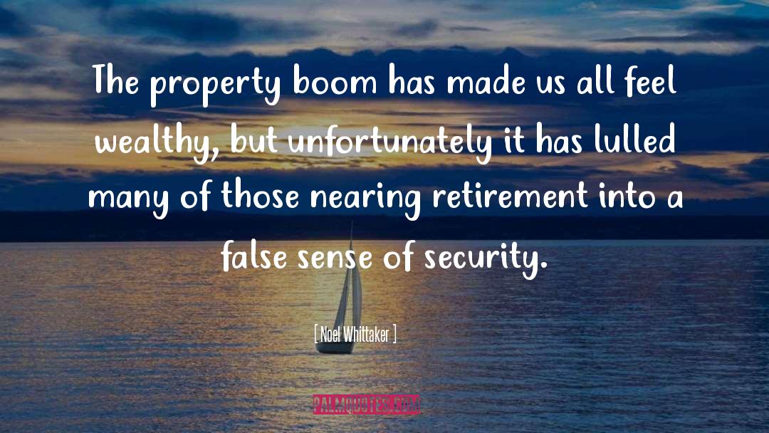 Boomer Retirement quotes by Noel Whittaker