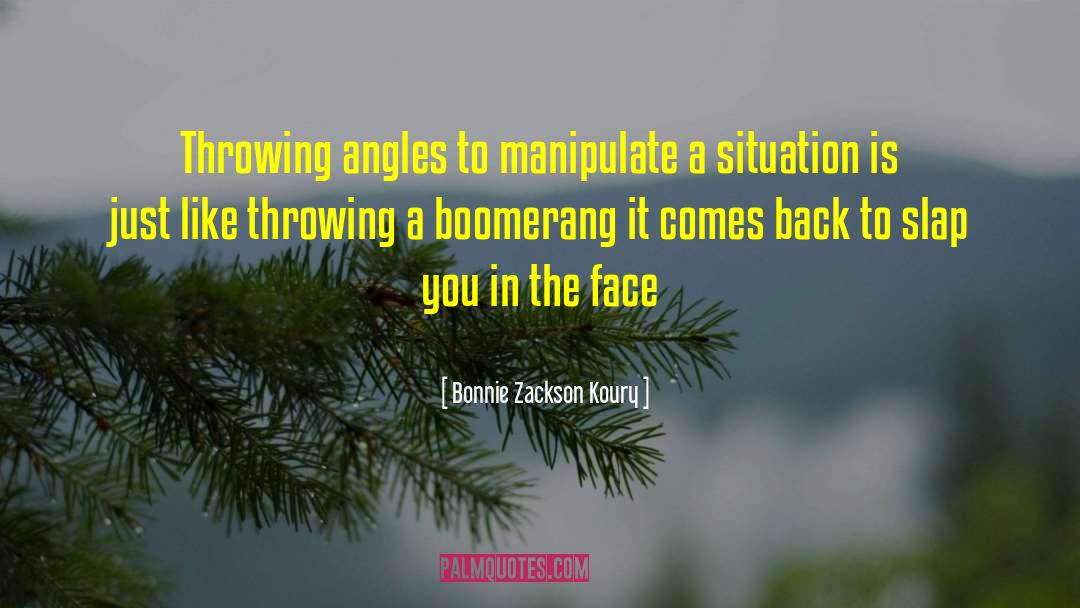 Boomerang quotes by Bonnie Zackson Koury