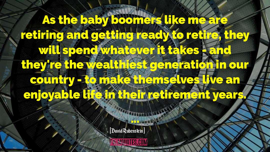 Boomers quotes by David Rubenstein