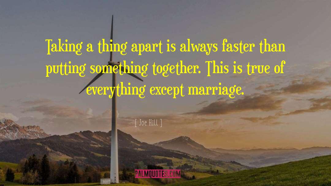 Boon Mariage quotes by Joe Hill
