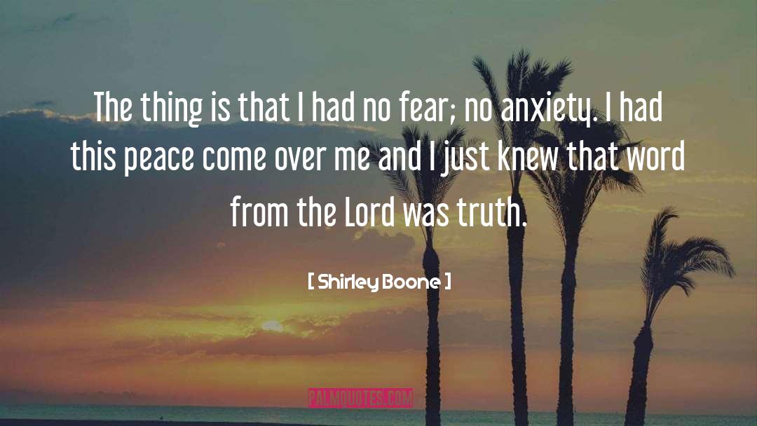 Boone quotes by Shirley Boone