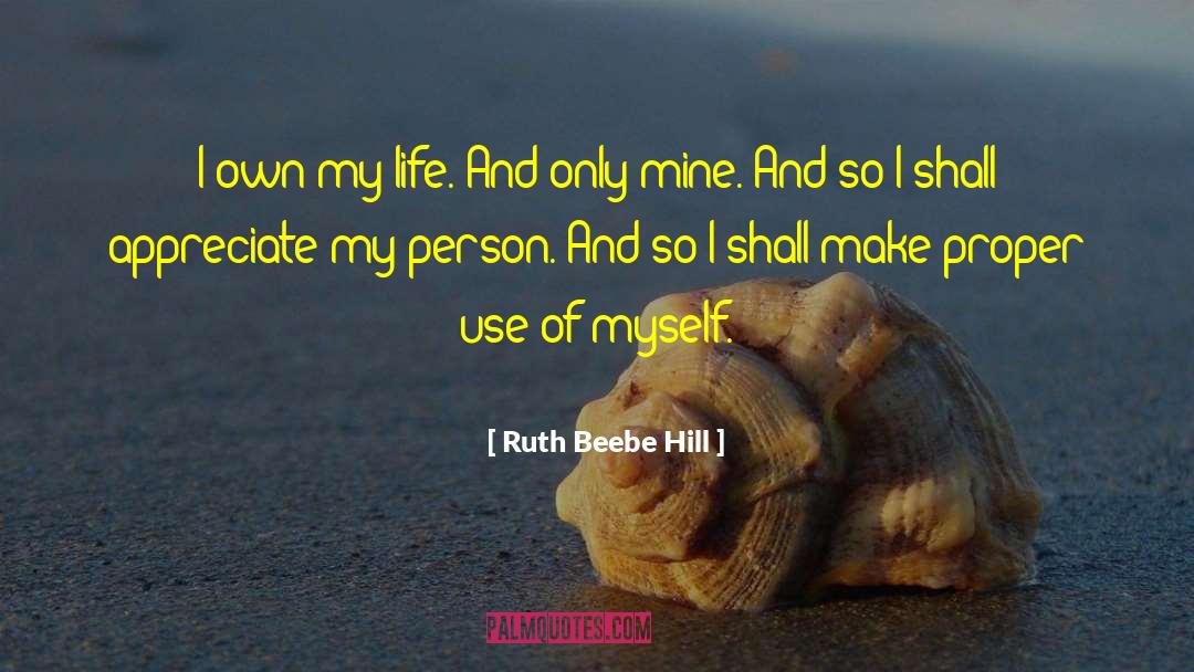 Boost Self Confidence quotes by Ruth Beebe Hill