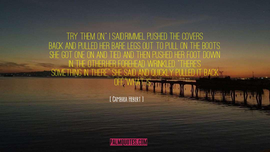 Boot Camp quotes by Cambria Hebert