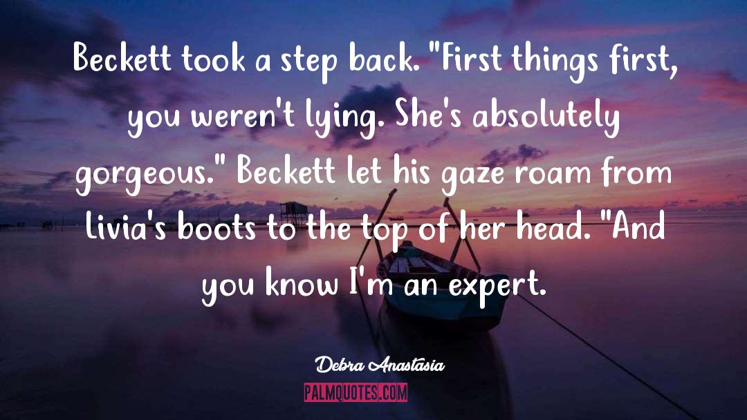 Boots quotes by Debra Anastasia