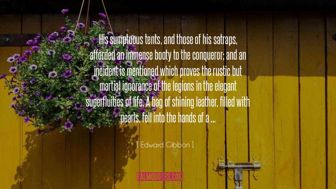 Booty quotes by Edward Gibbon