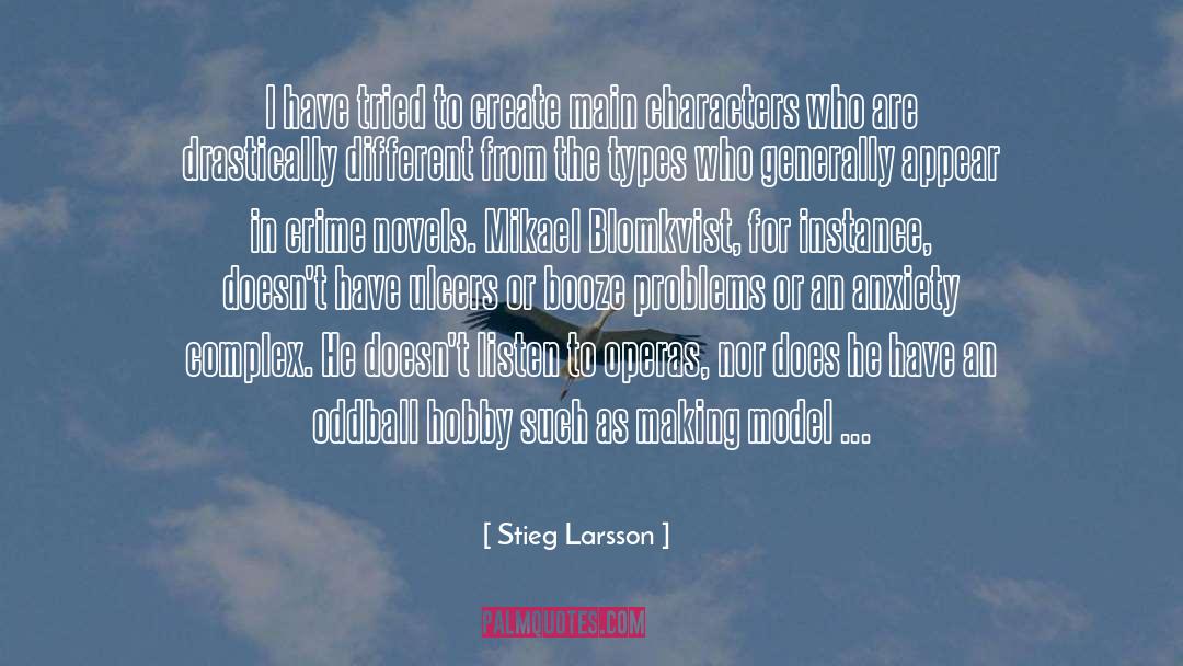 Booze quotes by Stieg Larsson