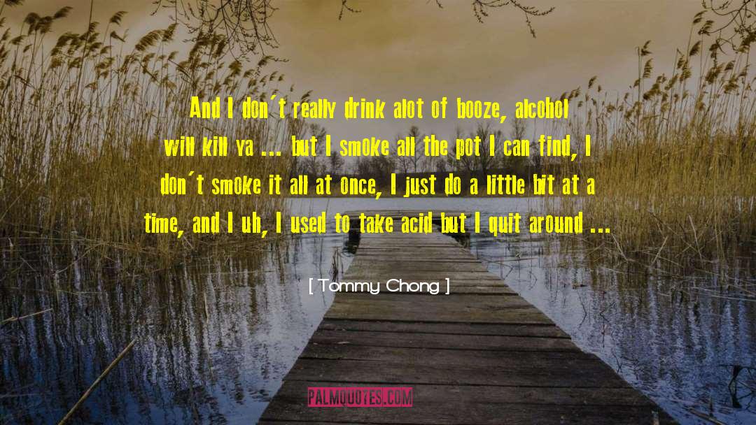 Booze Traveler quotes by Tommy Chong