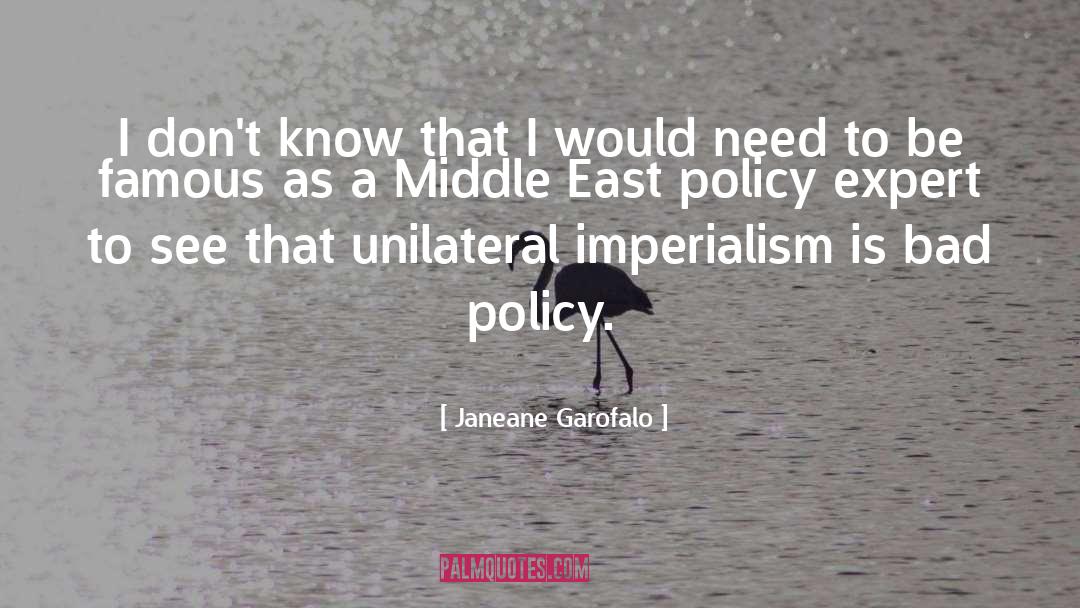 Border Imperialism quotes by Janeane Garofalo