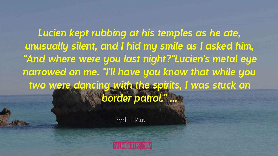 Border Patrol quotes by Sarah J. Maas