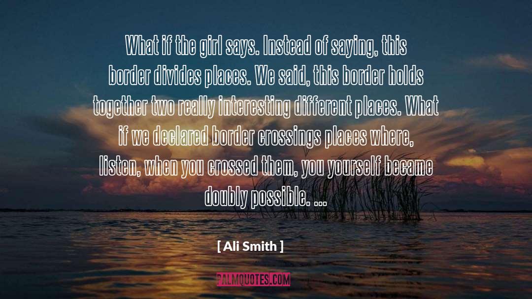 Border quotes by Ali Smith