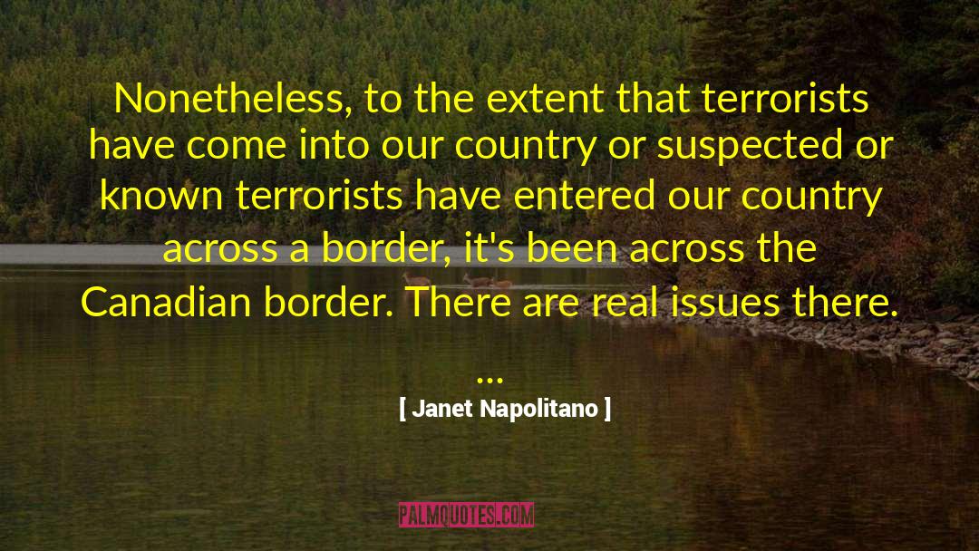 Border quotes by Janet Napolitano