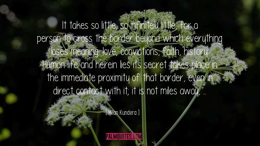 Border quotes by Milan Kundera