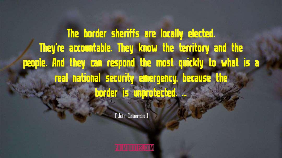 Border Security quotes by John Culberson