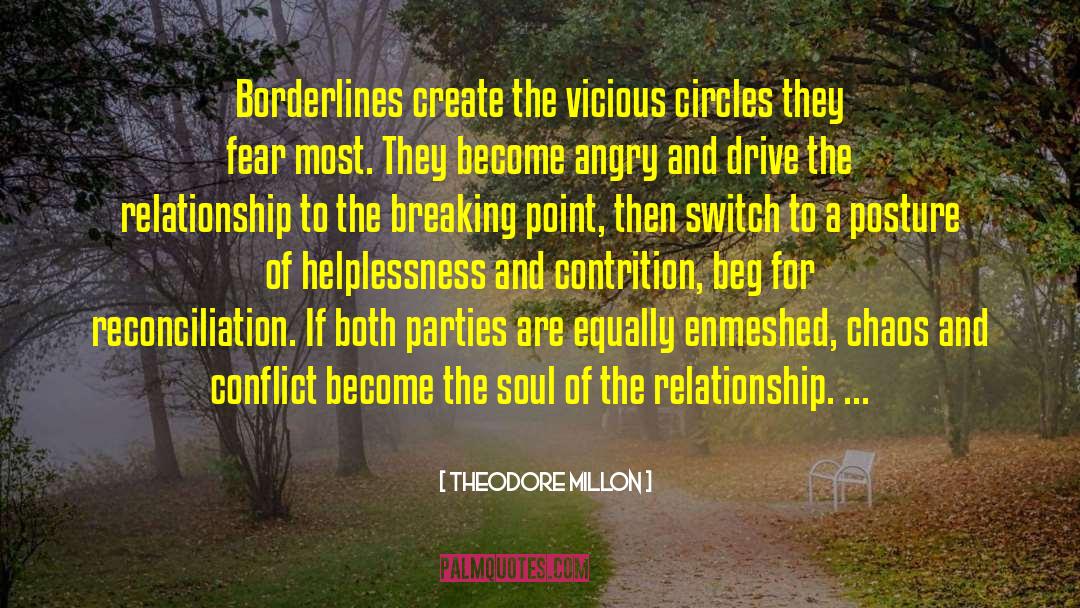 Borderline quotes by Theodore Millon