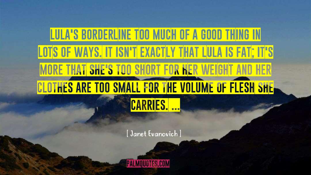 Borderline quotes by Janet Evanovich