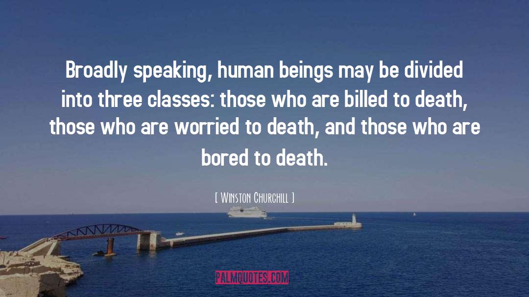 Bored To Death quotes by Winston Churchill