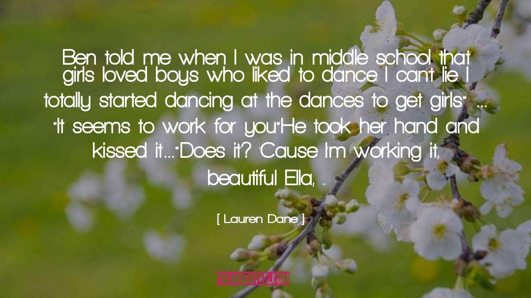 Borel Middle School quotes by Lauren Dane