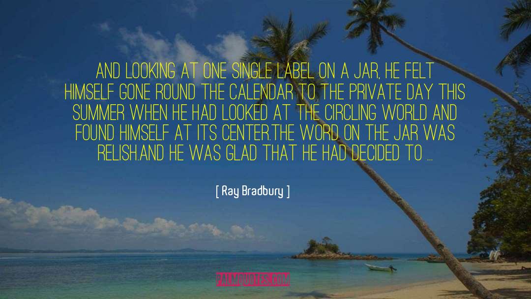 Boring Summer Day quotes by Ray Bradbury