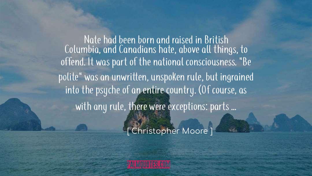 Born And Raised quotes by Christopher Moore