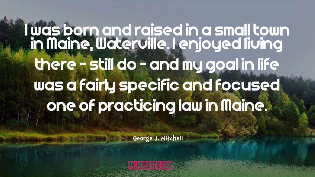 Born And Raised quotes by George J. Mitchell