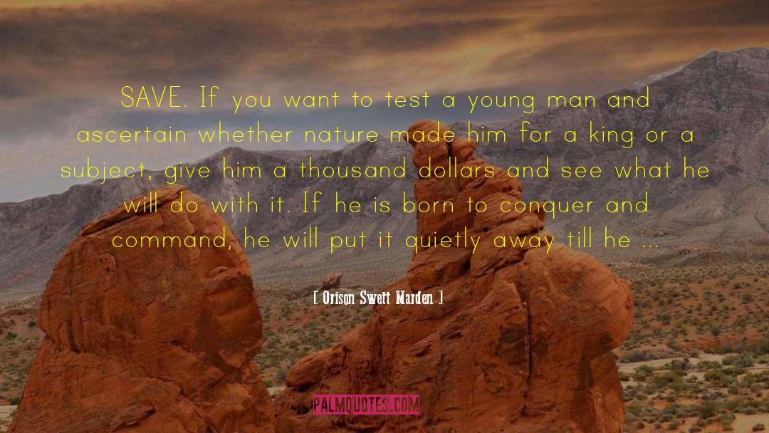 Born To Serve quotes by Orison Swett Marden