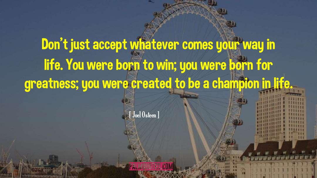 Born To Win quotes by Joel Osteen