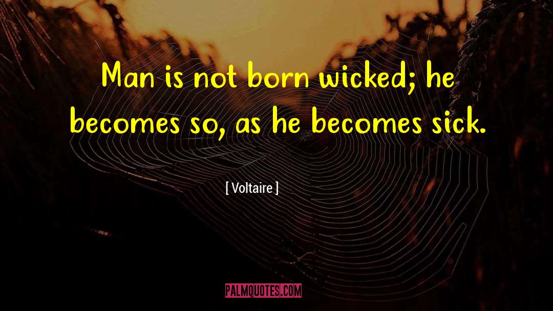 Born Wicked quotes by Voltaire
