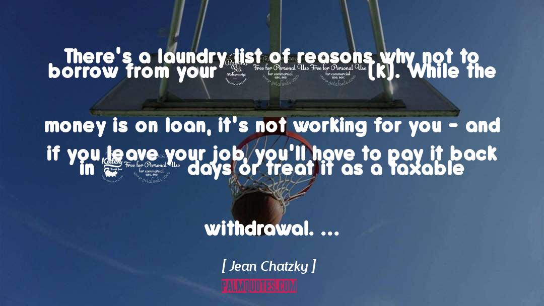 Borrow quotes by Jean Chatzky