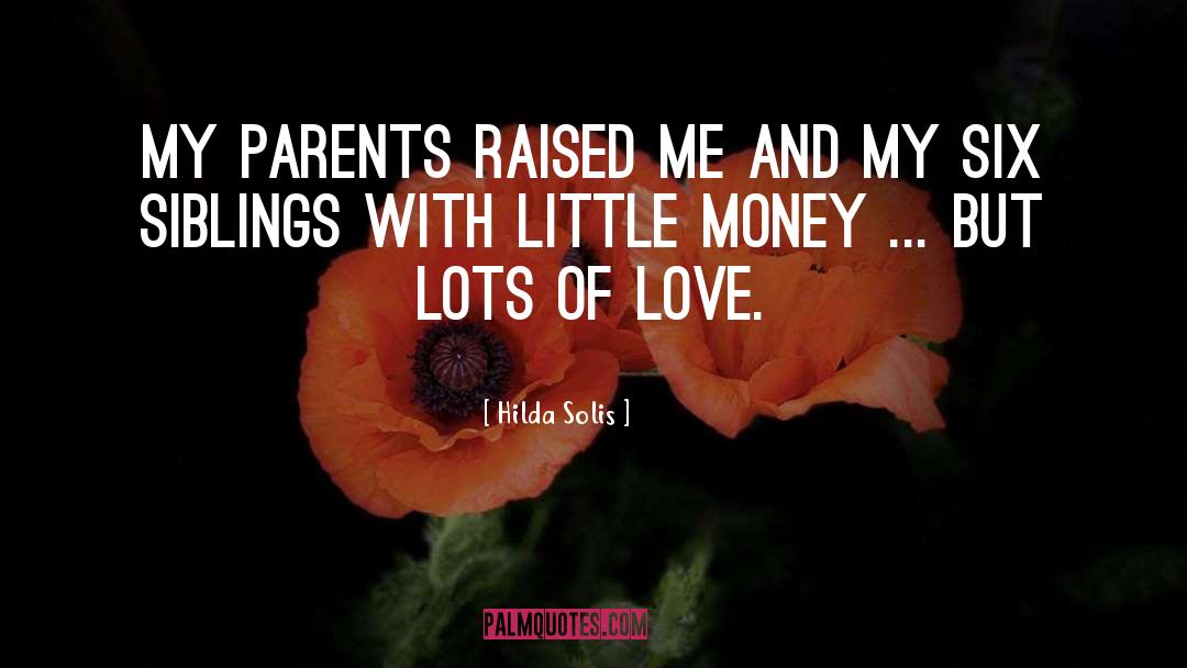 Borrowed Money quotes by Hilda Solis