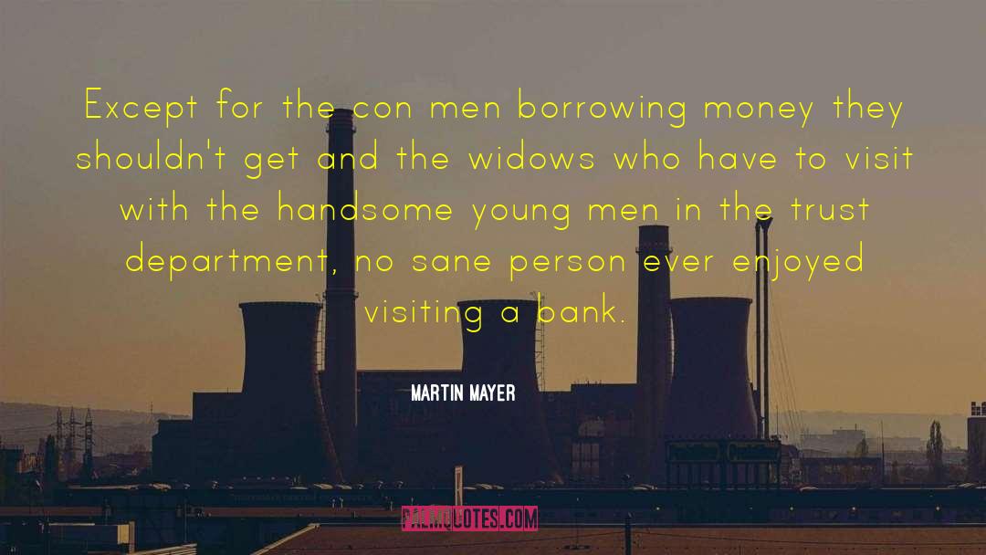 Borrowing Money quotes by Martin Mayer