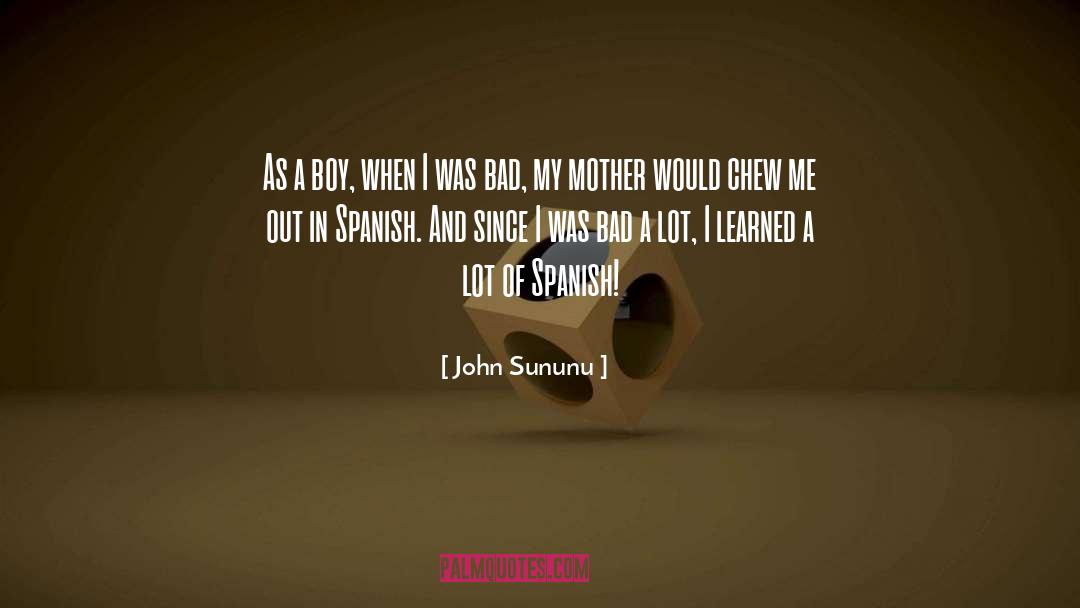 Borrowings From Spanish quotes by John Sununu