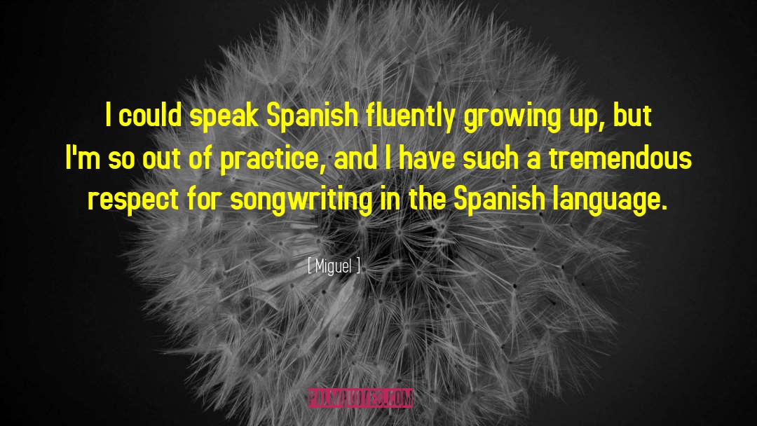 Borrowings From Spanish quotes by Miguel