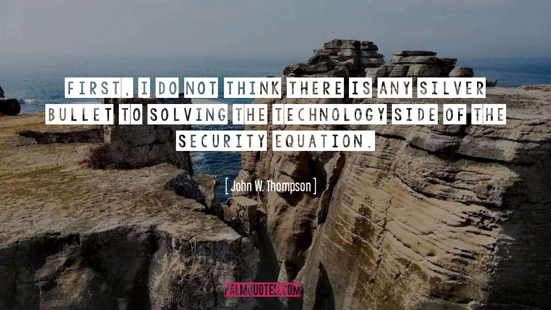Bosanquet Equation quotes by John W. Thompson
