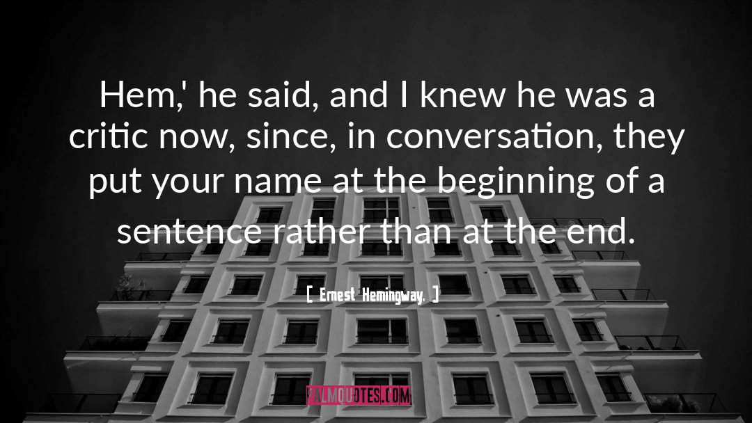 Bosede Name quotes by Ernest Hemingway,