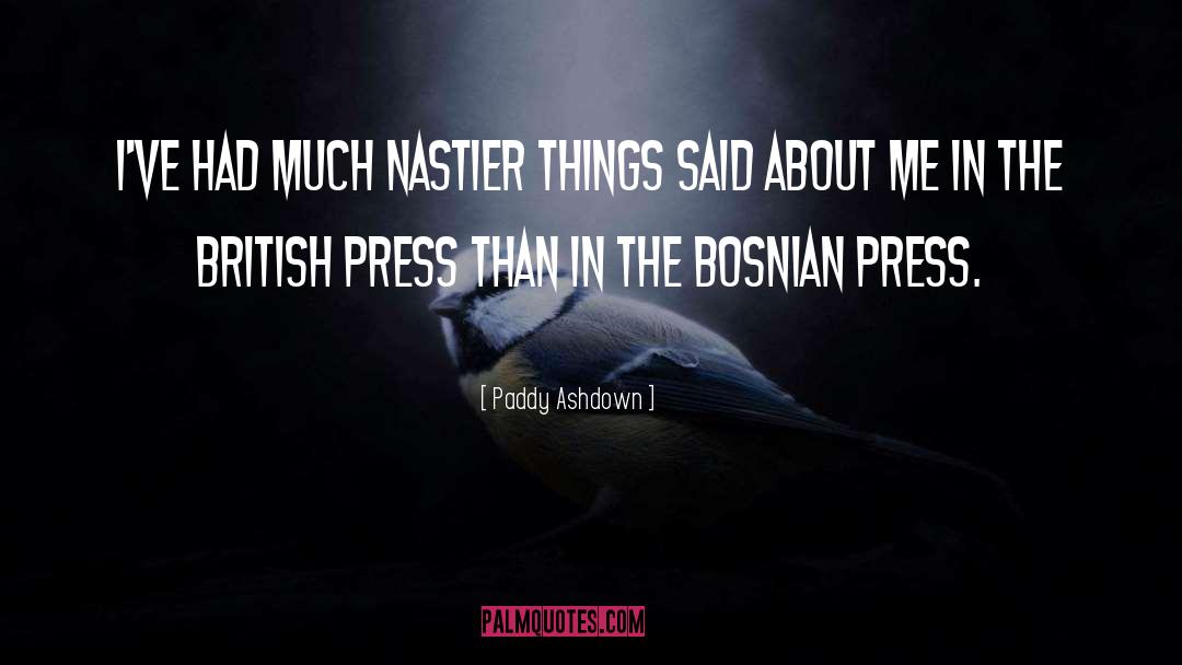Bosnian quotes by Paddy Ashdown