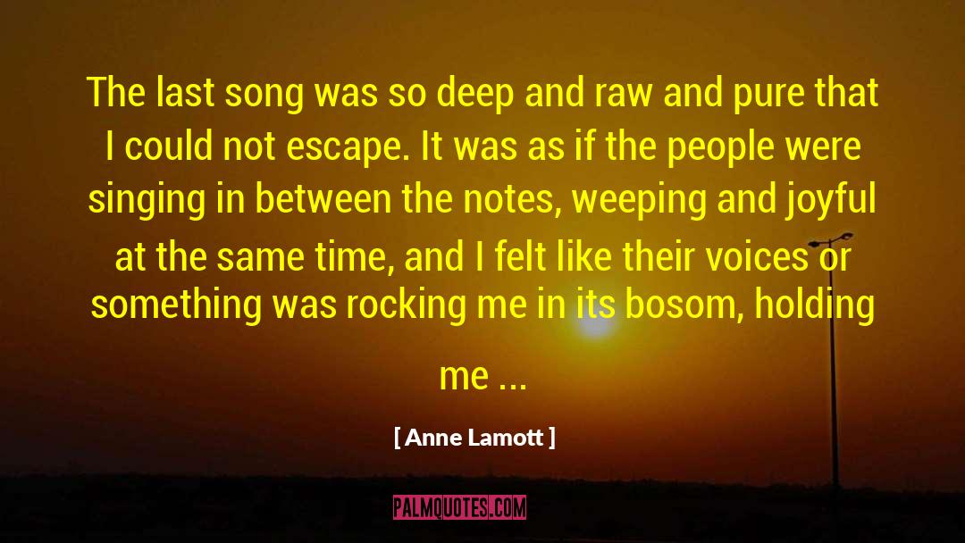 Bosom quotes by Anne Lamott
