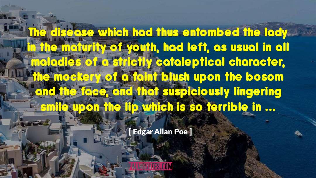 Bosom quotes by Edgar Allan Poe