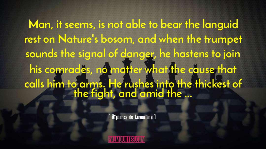 Bosoms quotes by Alphonse De Lamartine